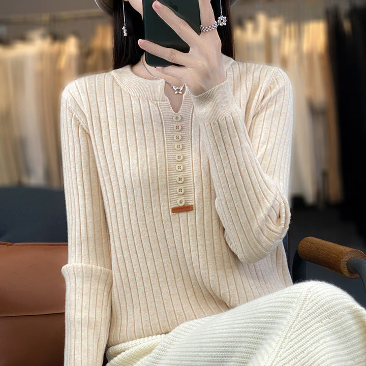 Levoire | Pull En Tricot Avec Décolleté En V