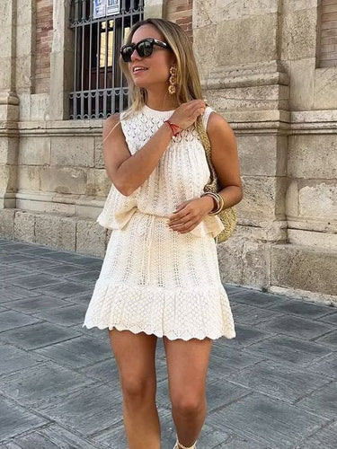 Levoire | Ensemble Complet Haut Et Jupe En Tricot D'Adriana