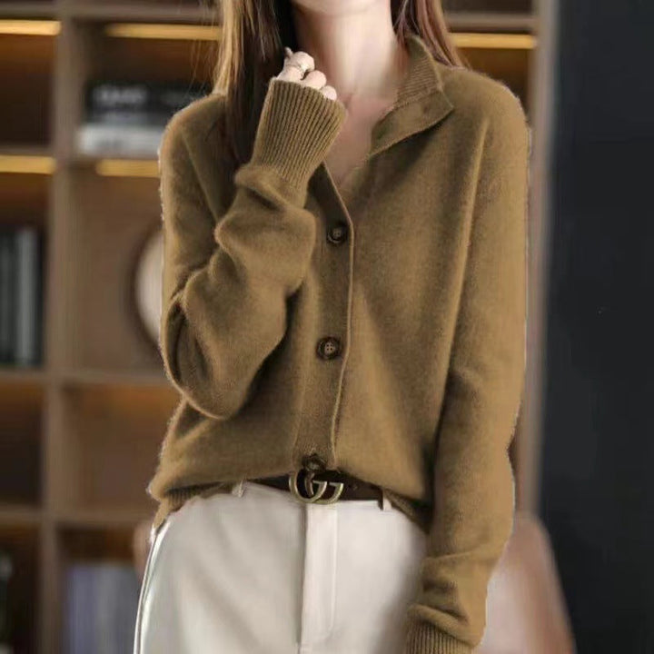 Levoire | Veste Tricotée Élégante Avec Confort Doux Braun