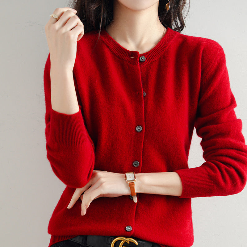 Levoire | Gilet En Tricot Douillet Pour Le Quotidien Rot
