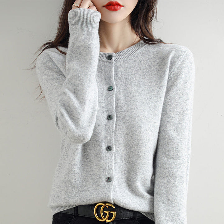 Levoire | Gilet En Tricot Douillet Pour Le Quotidien Gris clair