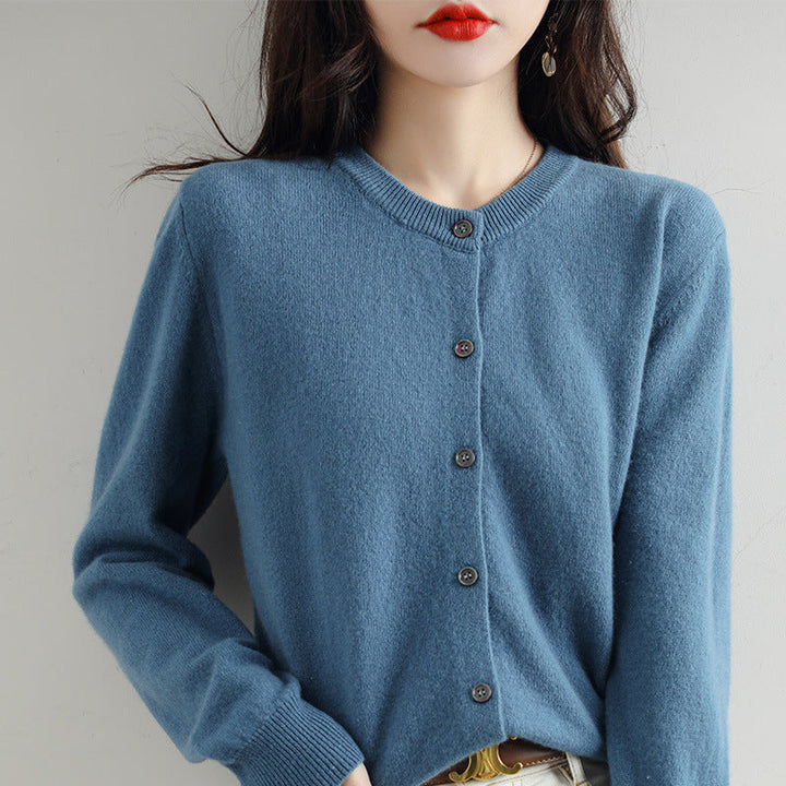 Levoire | Gilet En Tricot Douillet Avec Un Motif Délicat Gris bleu