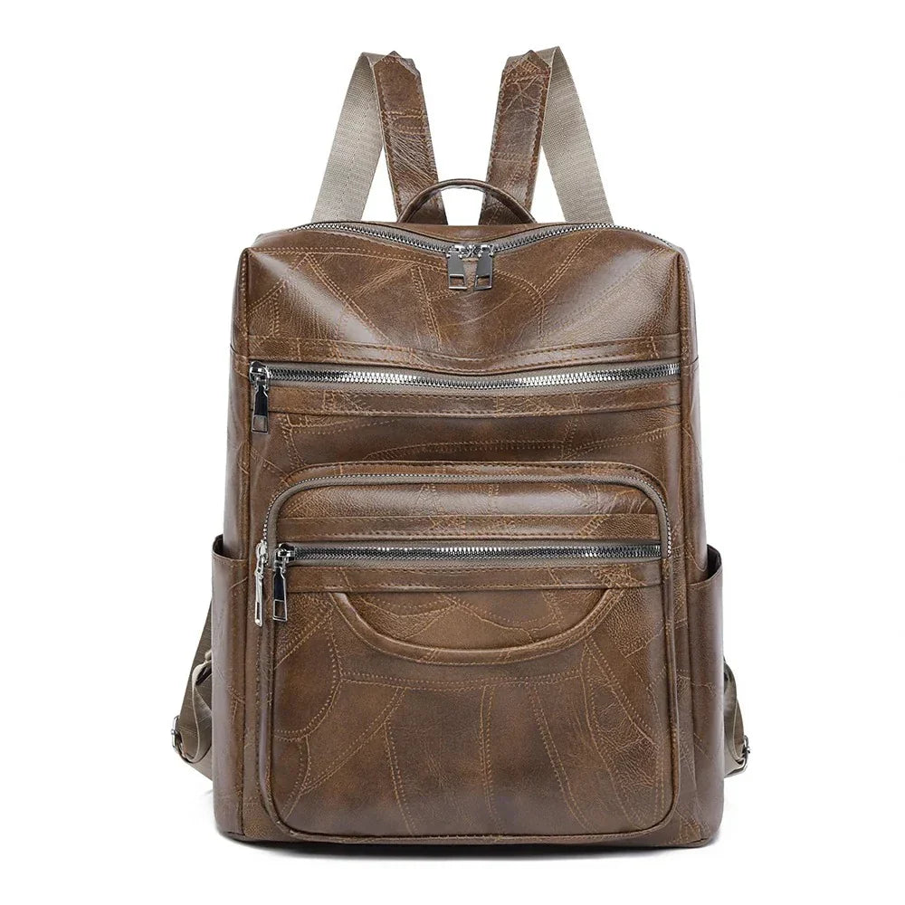 Levoire | Sac à dos en cuir pratique Café