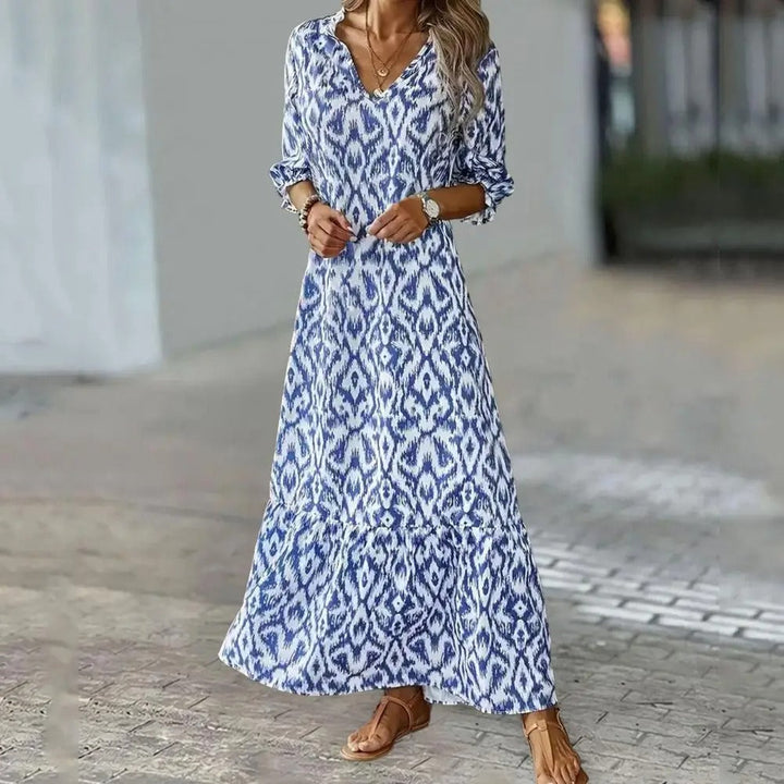 Levoire | Maxi-robe pour femme - Bleu Bleu
