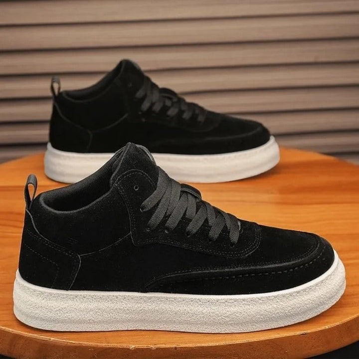 Levoire | Baskets Plates Pour Hommes Noir