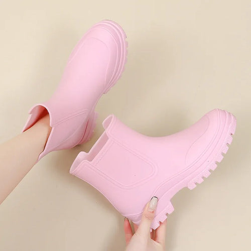 Levoire | Bottes De Pluie Semi-Hautes Imperméables De Luxe Pour Femmes