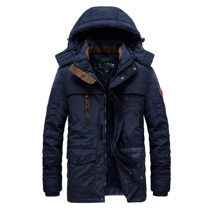 Levoire | Manteau D'Hiver Confortable Pour Hommes Bleu