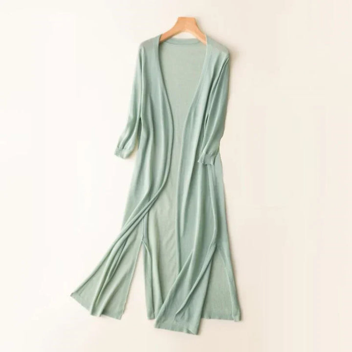 Levoire | Long Pull En Tricot Veste Vert
