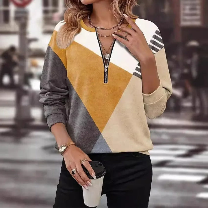 Levoire | Sweatshirt En Style Vintage Orange