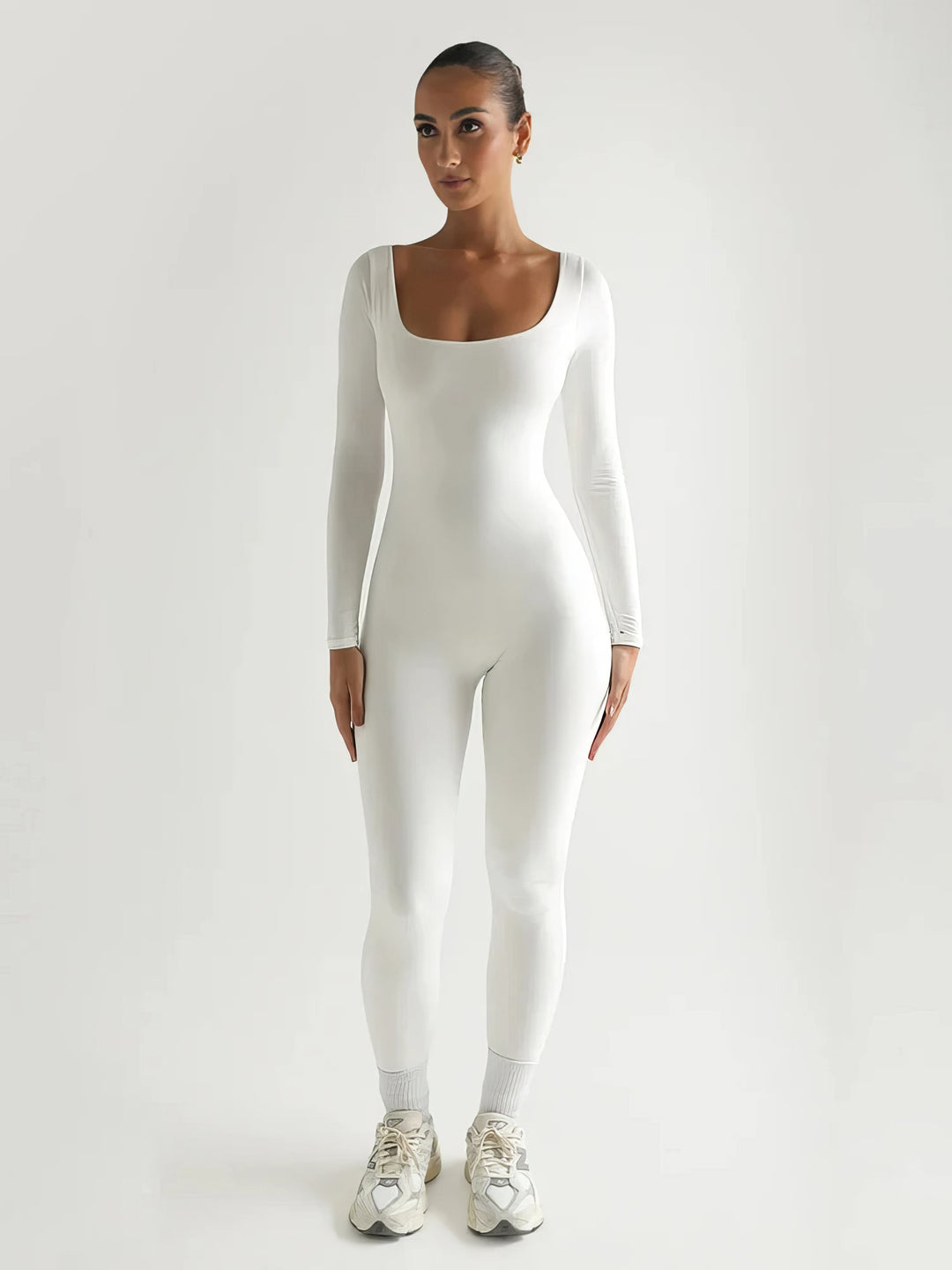 Levoire | Combinaison Longue Avec Manches Longues Blanc