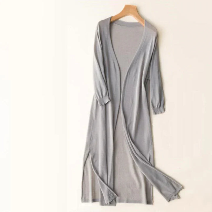 Levoire | Long Pull En Tricot Veste Gris