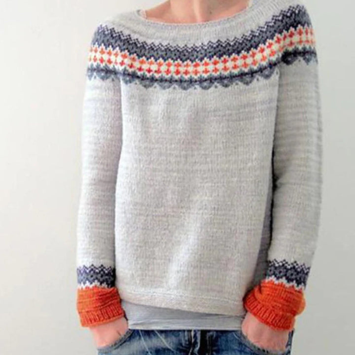 Levoire | Aniek Pull Élégamment Conçu Gris