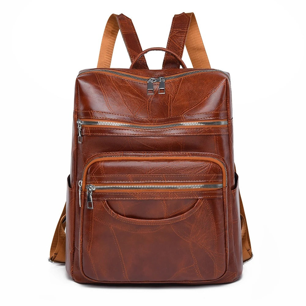 Levoire | Sac En Cuir Élégant Pour Femmes Braun