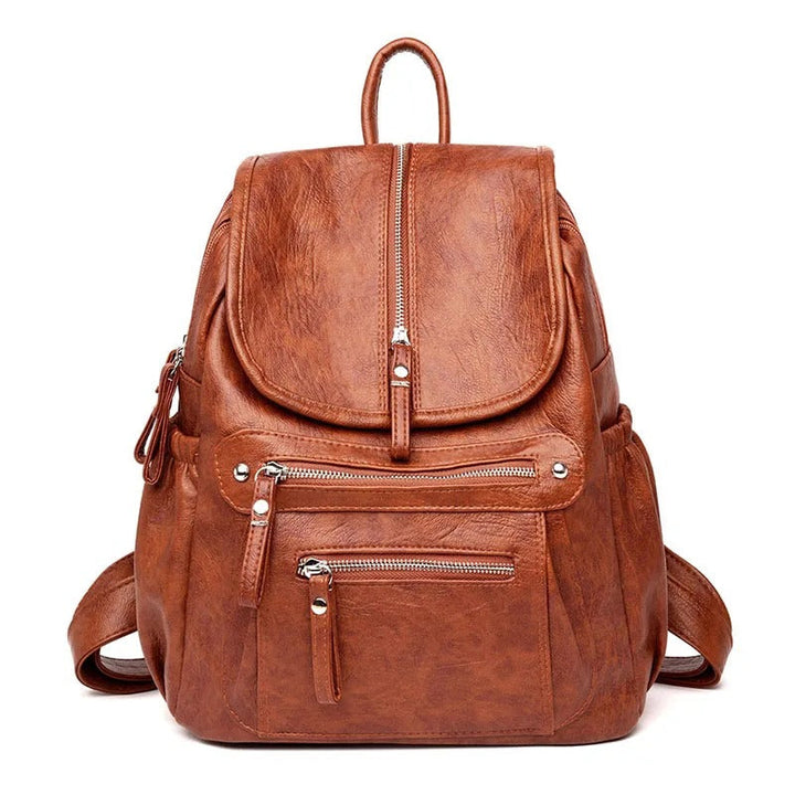 Levoire | Sac En Cuir Confortable Et Léger Pour Femmes Braun