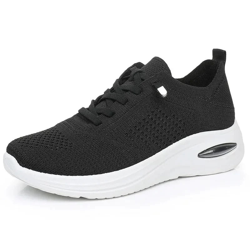 Levoire | Chaussures Tendance Pour Femmes Avec Semelle Intérieure Orthopédique Noir Blanc