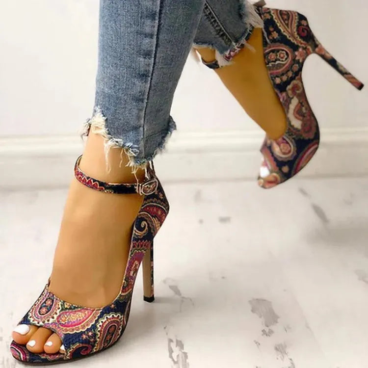 Levoire | Chaussures à talons Peep Toe MULTICOLORE