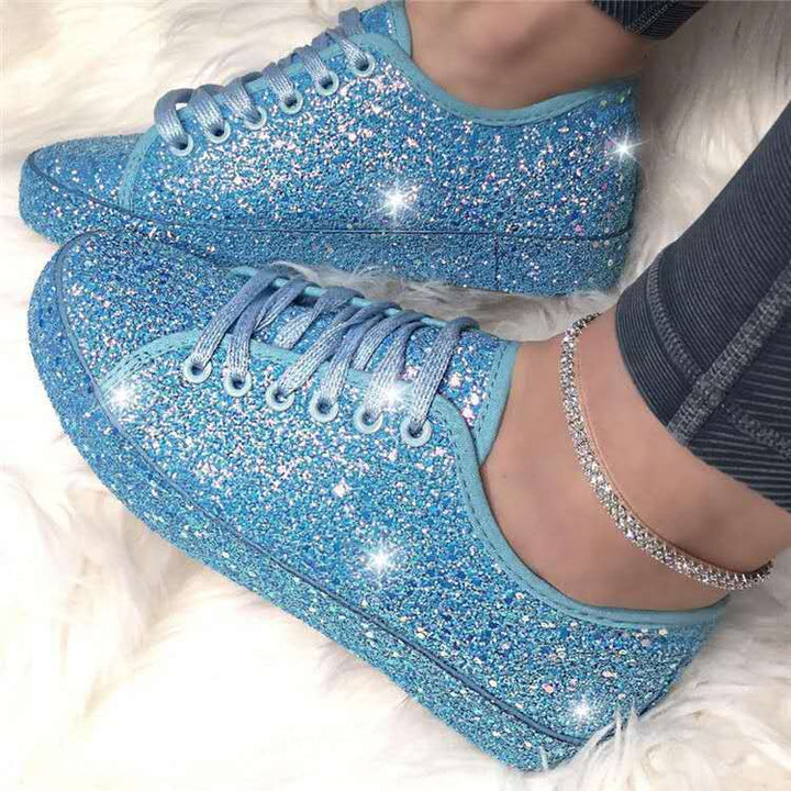 Levoire | avec des paillettes brillantes BLEU 35