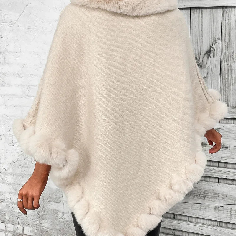 Levoire | Poncho Épais Tissé