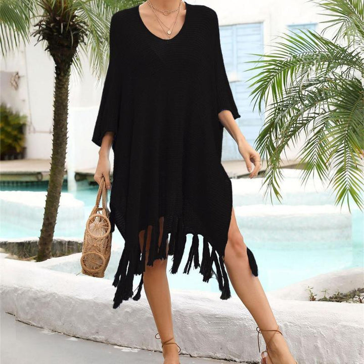 Levoire | body en tricot à manches longues trois-quarts NOIR Une taille
