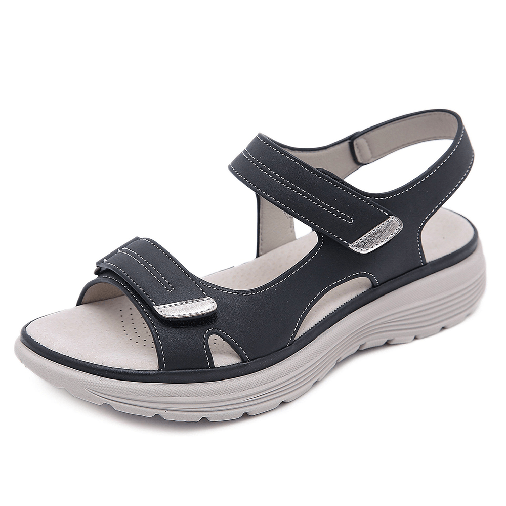 Levoire | Sandales orthopédiques confortables Noir