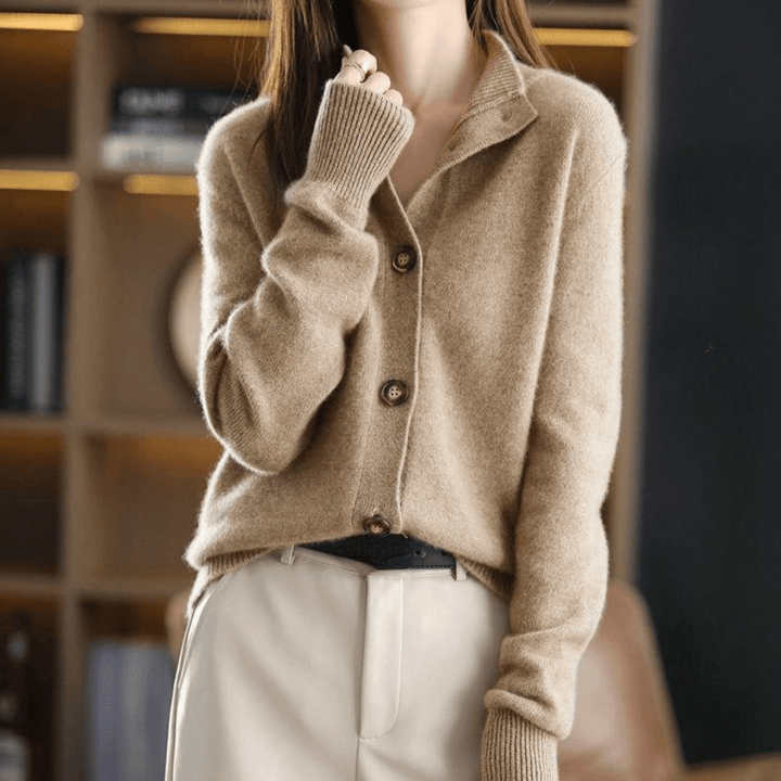 Levoire | Élégant et Confortable Gilet en Tricot Kaki