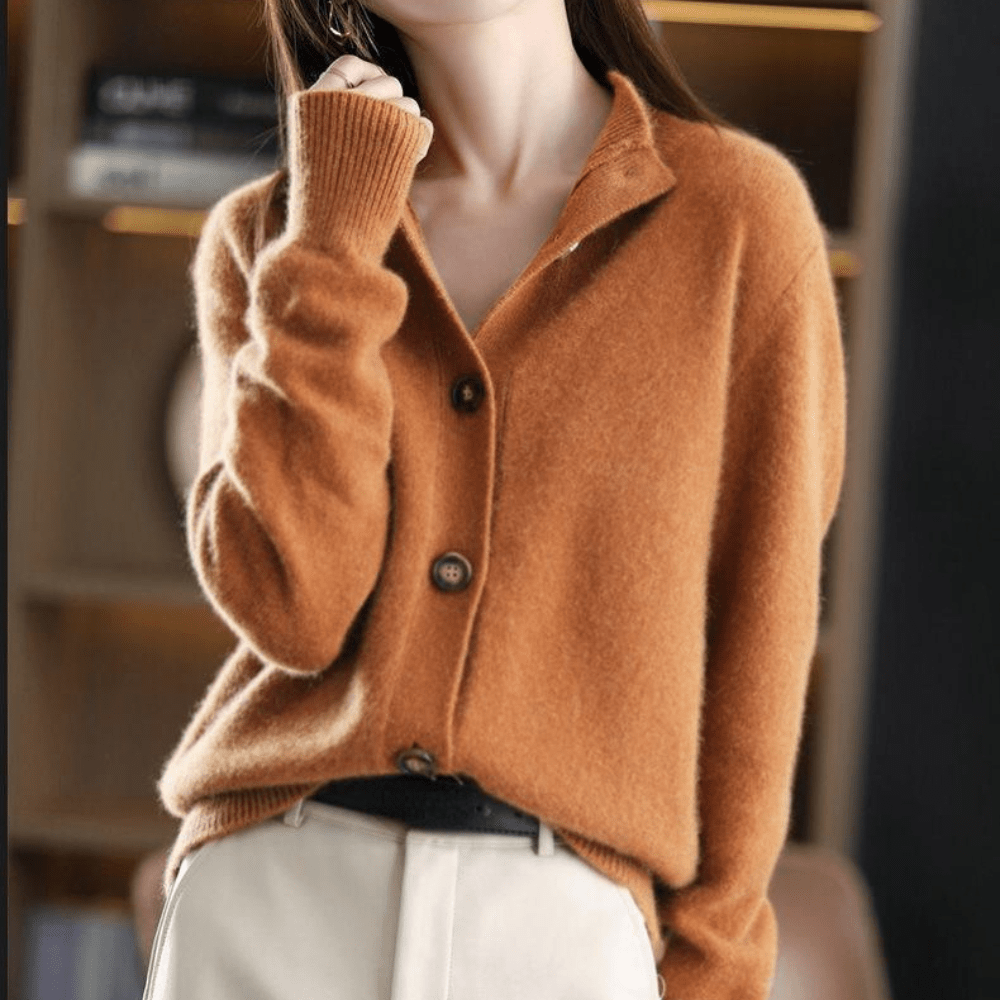 Levoire | Élégant Et Confortable Gilet Orange