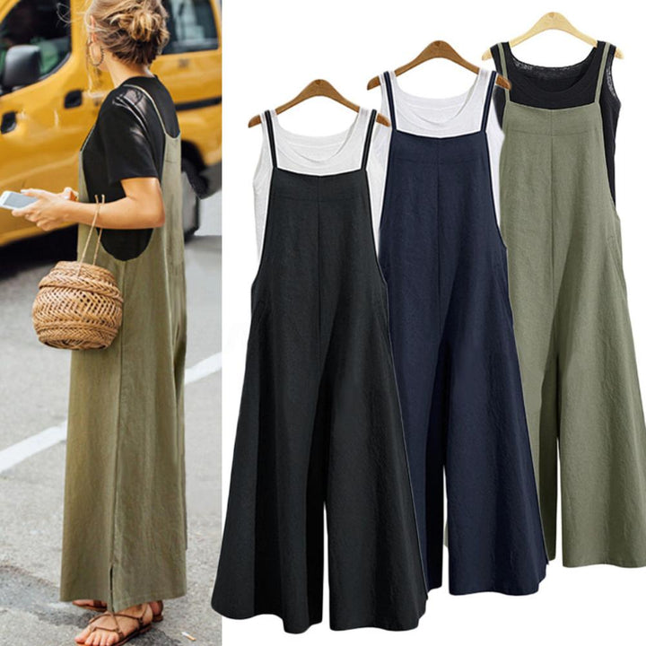 Levoire | Combinaison Stylée En Style Salopette Pour Femmes Vert S