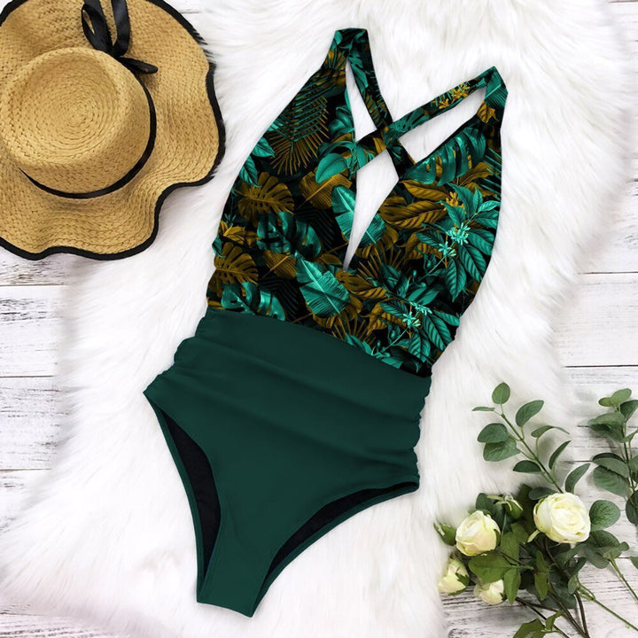 Levoire | Maillot De Bain Trooppinen Vert