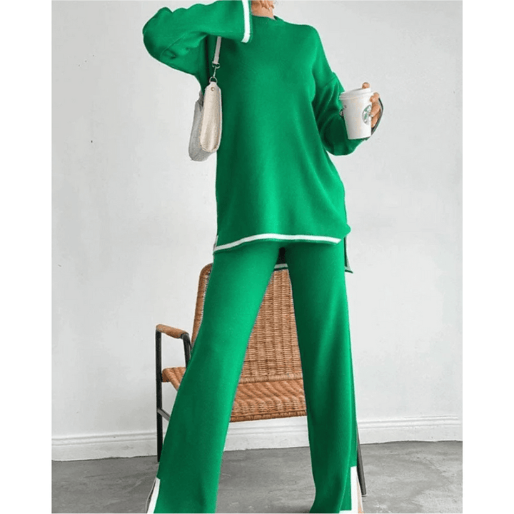 Levoire | Ensemble de loungewear confortable taille plus pour femmes Vert