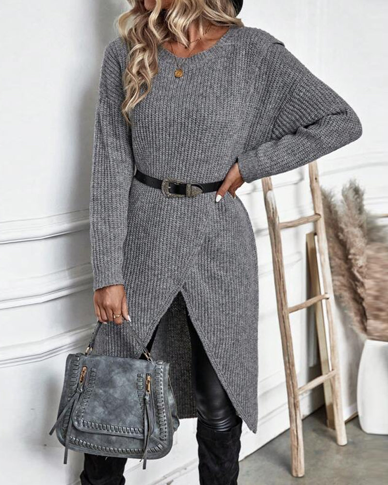 Levoire | Robe Aérienne Féminine Chic Gris