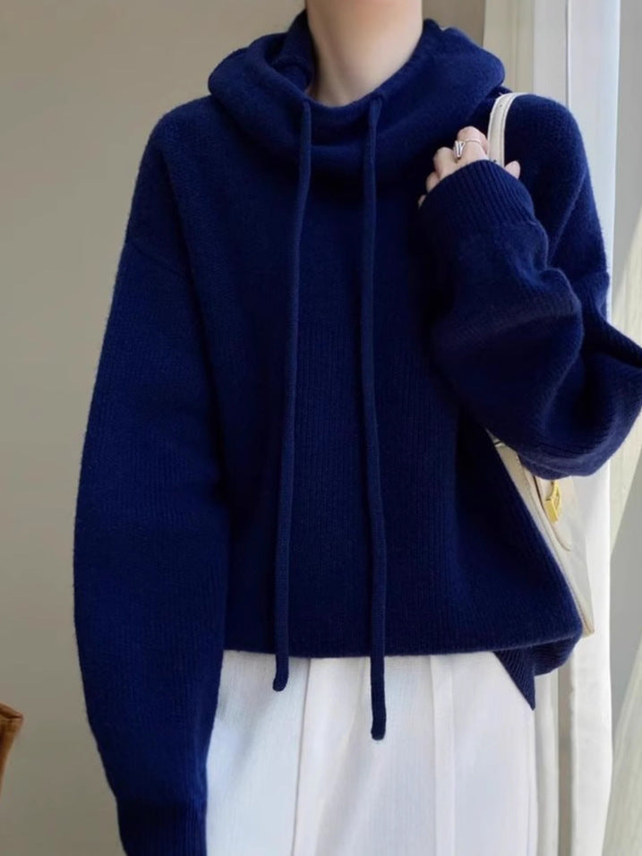Levoire | Chemise col montant en laine mérinos de haute qualité Merensininen