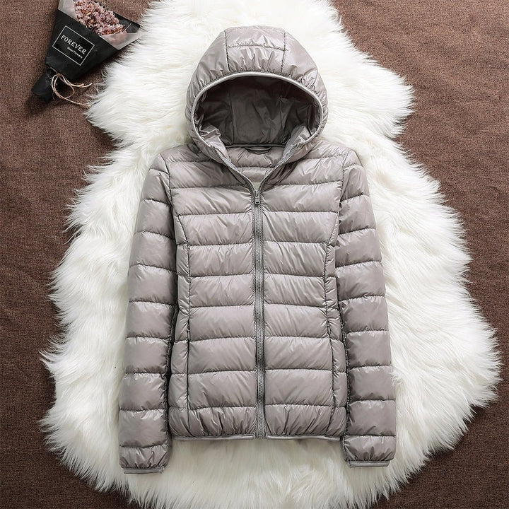 Levoire | Veste Femme Décontractée Imperméable Gris