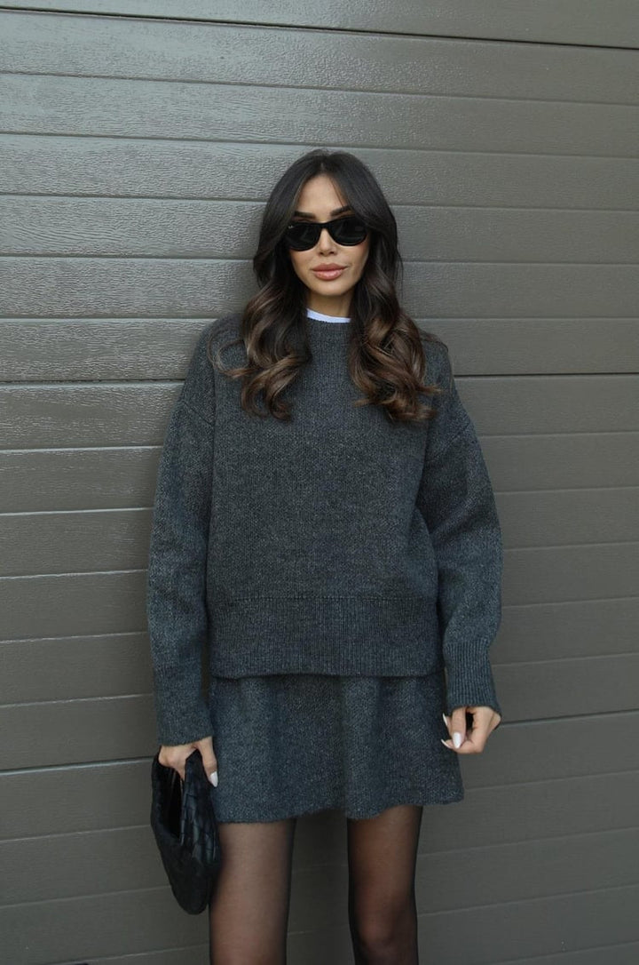 Levoire | Ensemble D'Automne Tendance Gris