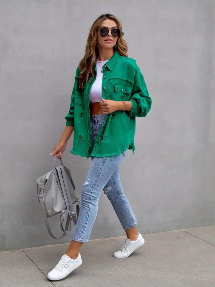 Levoire | Veste En Jean Pour Femmes De Grande Taille