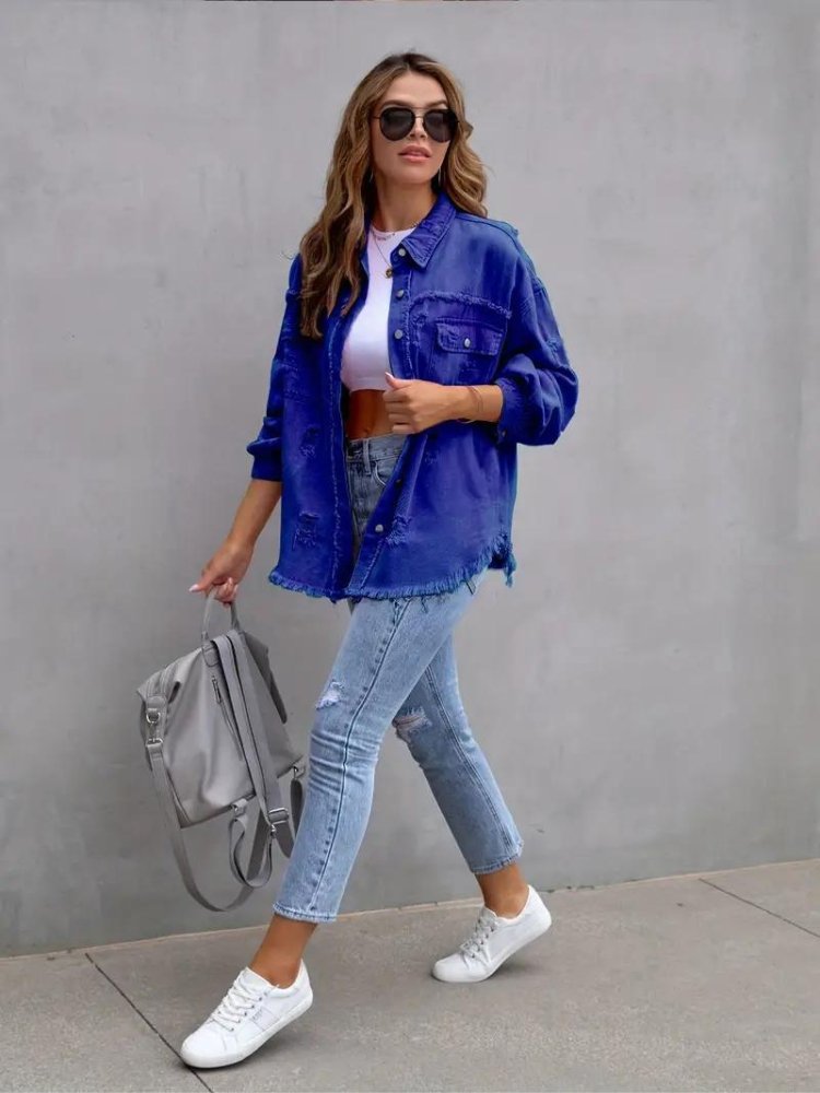 Levoire | Veste En Jean Pour Femmes De Grande Taille