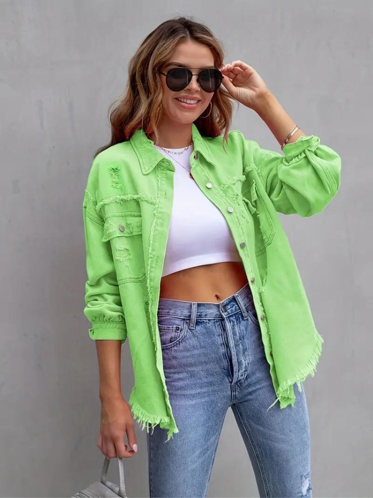 Levoire | Veste En Jean Pour Femmes De Grande Taille