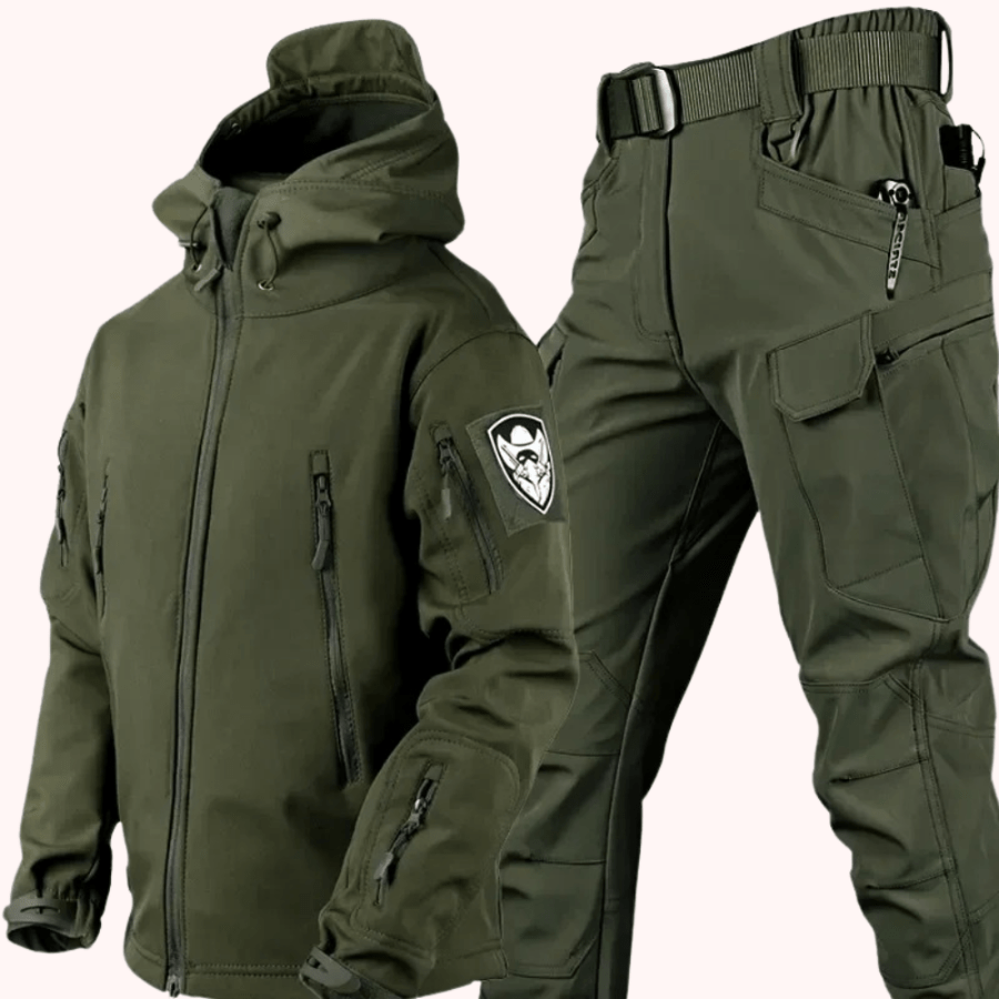 Levoire | Ensemble Cargo Durable Homme vert olive
