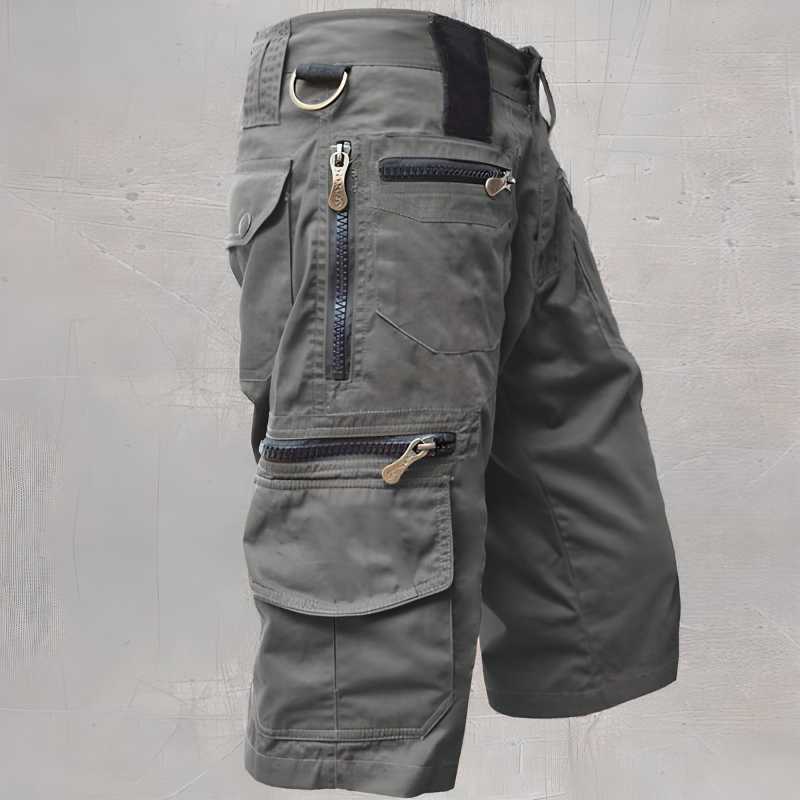 Levoire | Shorts Tactiques Pour Hommes Robuste, Fonctionnel & Confortable Gris