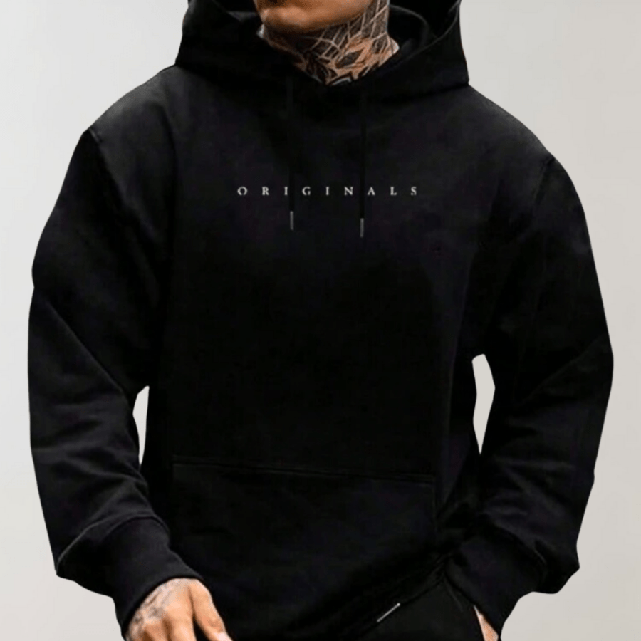 Levoire | Sweat À Capuche Classique Homme Noir