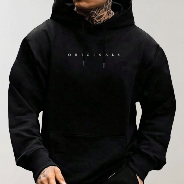 Levoire | Sweat À Capuche Classique Homme Noir