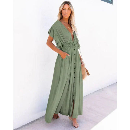 Levoire | Femme Robe longue - Vert