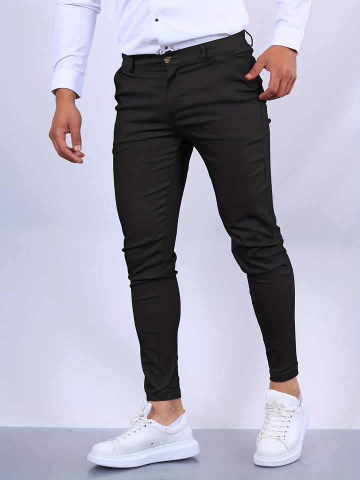 Levoire | Pantalon Slim Fit Pour Hommes Élégant Design Moderne Et Chic Blume Noir