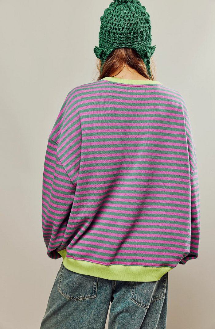 Levoire | Pull À Rayures Grandes Tailles