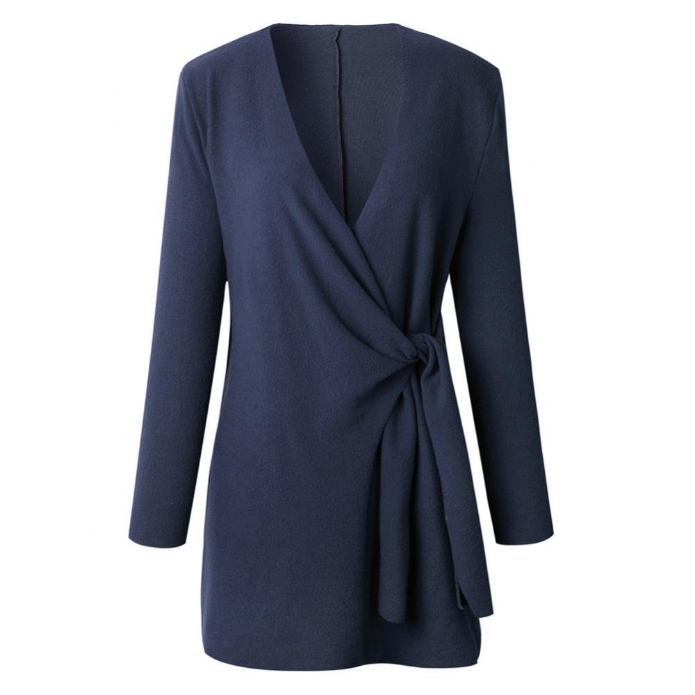 Levoire | Élégant Long Veste À Nœud De Taille