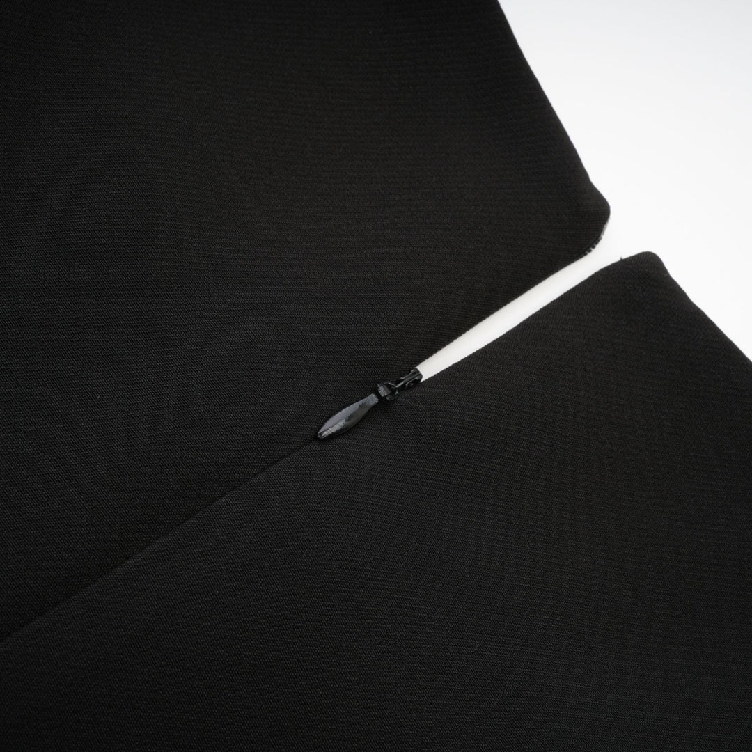 Levoire | Robe Noire À Découpe