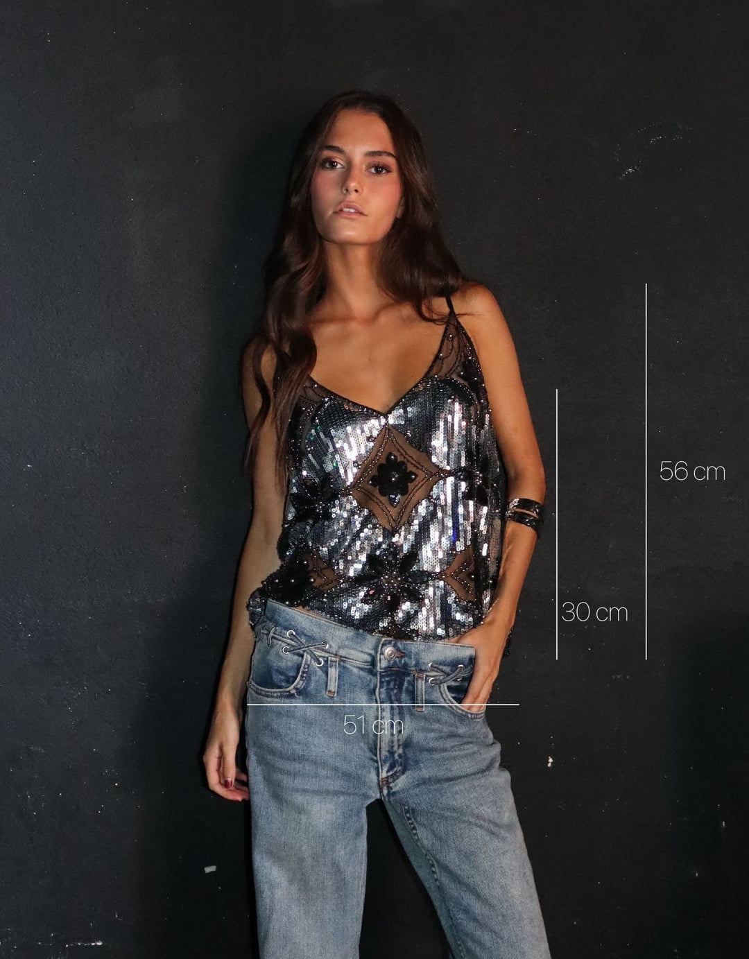 Levoire | Leah Top Argent