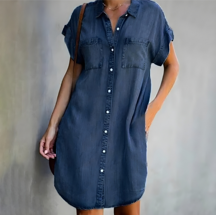 Levoire | Robe couvrante pour femmes Marine