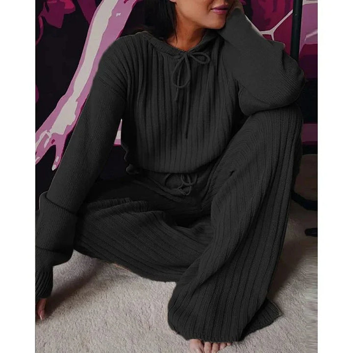 Levoire | Ensemble De Vêtements De Maison Confortable 2 Pièces Noir