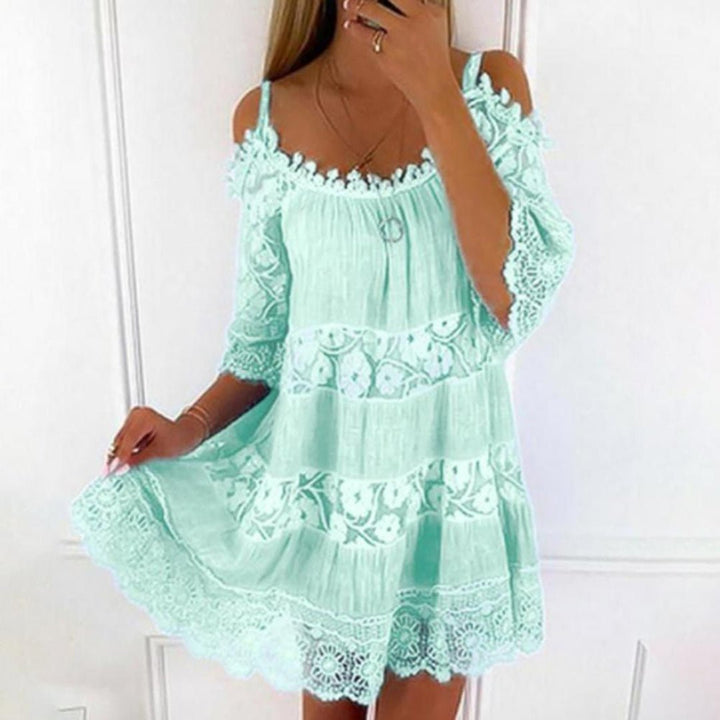 Levoire | Robe Détachable Épaule Vert