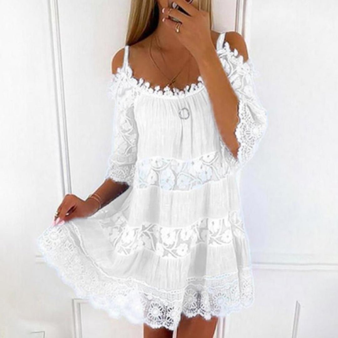 Levoire | Robe Détachable Épaule Blanc